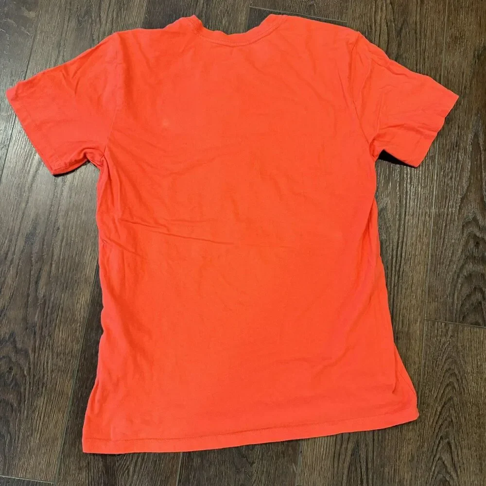 TNF The North Face Graphic T Shirt; Mens Size M; Red / Orange Color